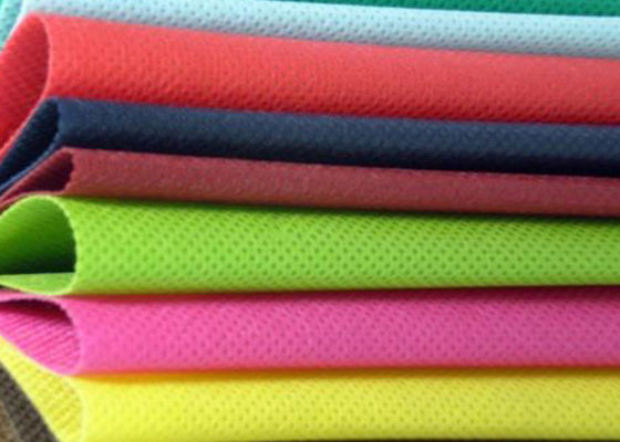 Tela no tejida azul blanca Eco del polipropileno del amarillo del rojo amistoso